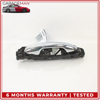 2015-2020 Mercedes W205 C300 Rear Left Side Exterior Door Handle Silver OEM