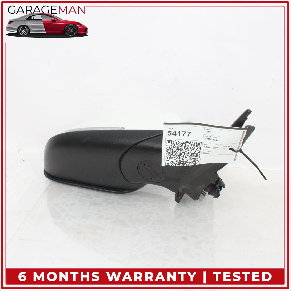 2014-2021 BMW 230i F22 Front Right Door Rear View Mirror 7268550 OEM