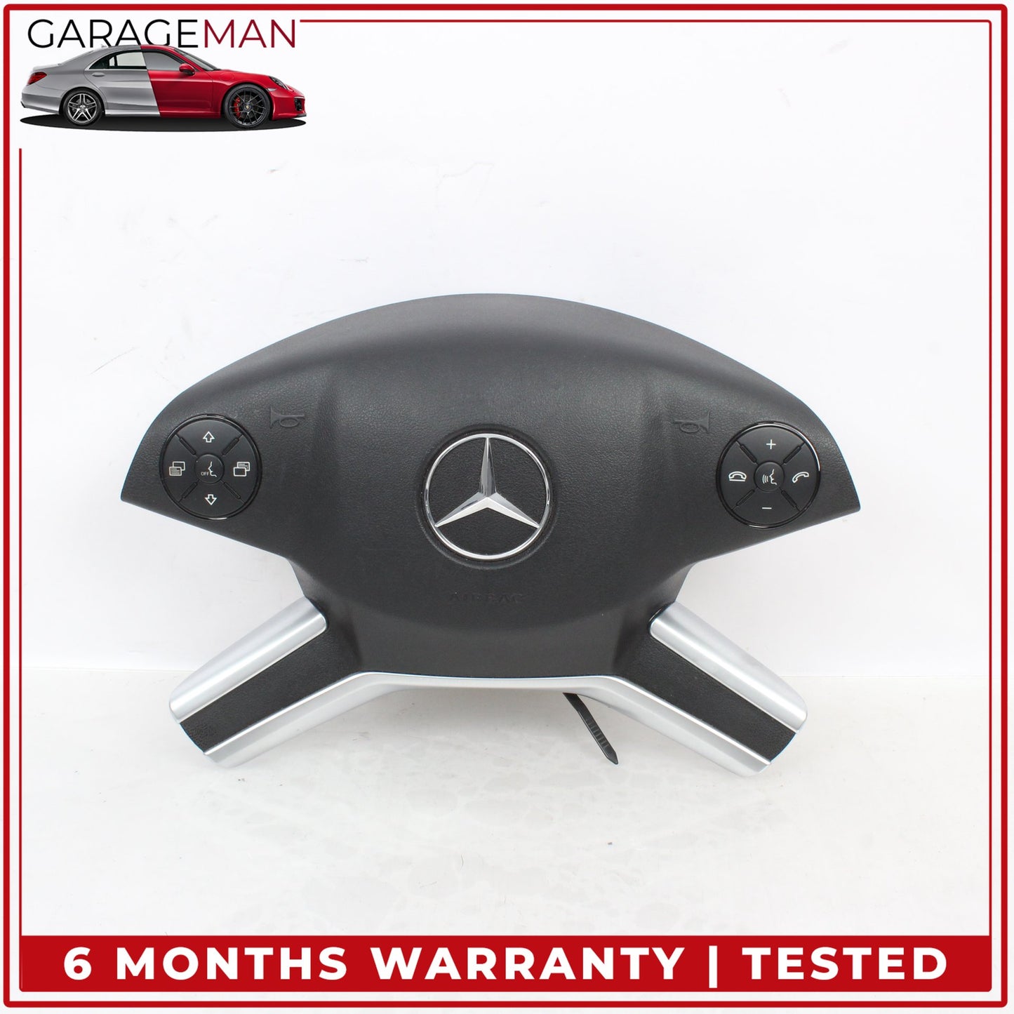 2009-2013 Mercedes W164 ML350 Front Left Steering Wheel Airbag 0008605202 OEM
