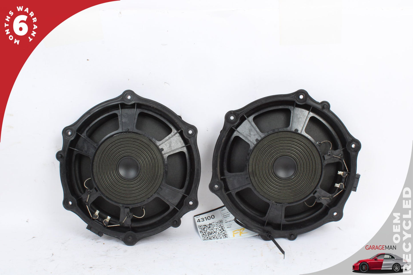 2010-2018 Porsche Cayenne S 958 Front Left and Right Door Audio Speaker Set OEM
