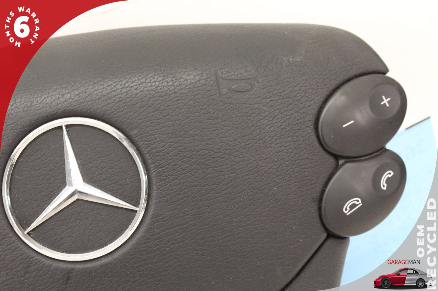 03-12 Mercedes-Benz SL500 R230 Convertible Steering Wheel Airbag Black2308600102