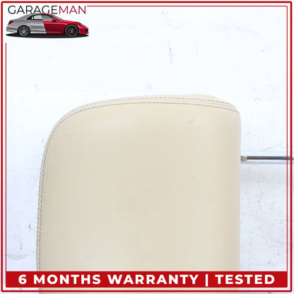 2012-2018 Audi A6 A7 Front Left and Front Right Side Seat Headrest Beige OEM
