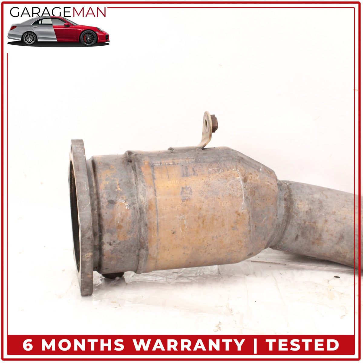2003-2006 Porsche Cayenne 955 Turbo Front Engine Exhaust Downpipe Right Side OEM