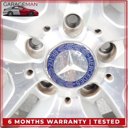 2011-2013 Mercedes W204 C250 Rear Wheel Rim w/ Tire 8.5JX17H2ET58 2044019702 OEM
