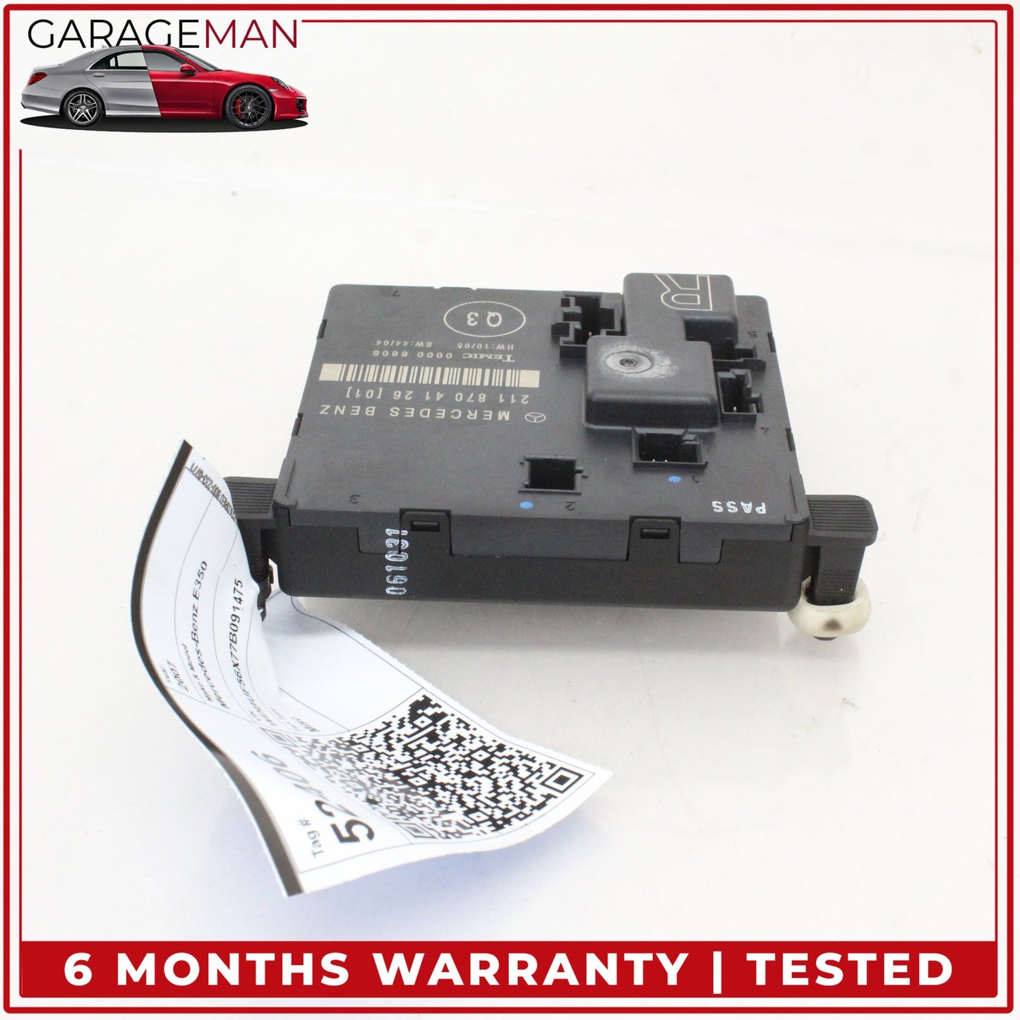 2003-2009 Mercedes W211 E350 E500 Rear Right Door Control Module 2118704126 OEM
