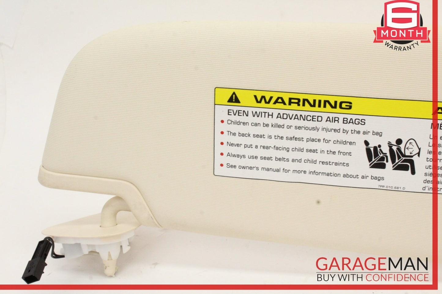 2010-2016 Porsche Panamera 970 S Front Left Side Sun Visor 97073113102 OEM