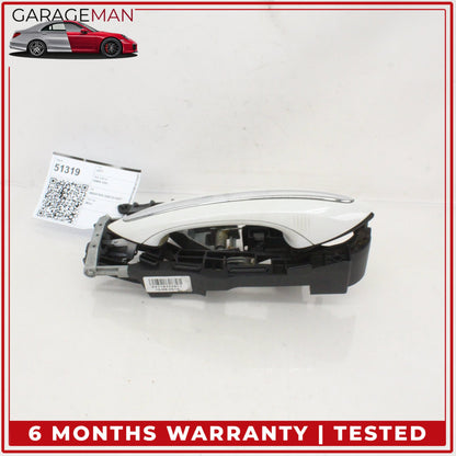2011-2016 BMW 550i Front Right Passenger Side Exterior Door Handle White OEM