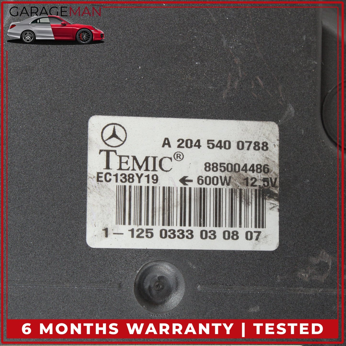 2008-2018 Mercedes X204 GLK350 E350 Engine Radiator Cooling Fan Motor OEM