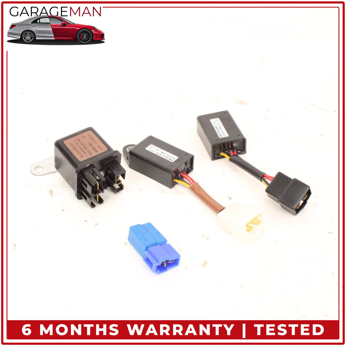Yanmar 3TNV82A-SYB Glow Plug Safe Relay w/ Flameout Delay Timer Assembly OEM