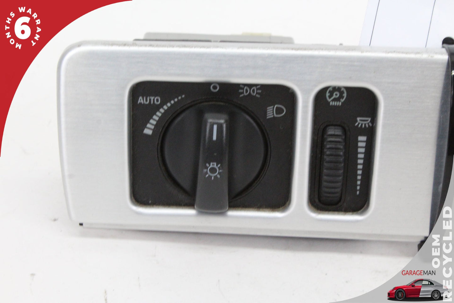 2002-2005 Ford Thunderbird Headlight Control Switch Panel w/ Trim 5W63B89AB OEM