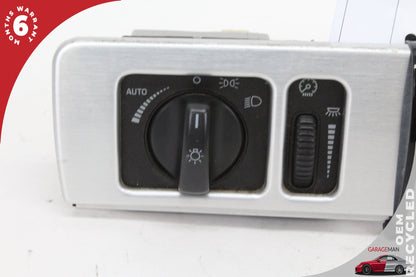 2002-2005 Ford Thunderbird Headlight Control Switch Panel w/ Trim 5W63B89AB OEM