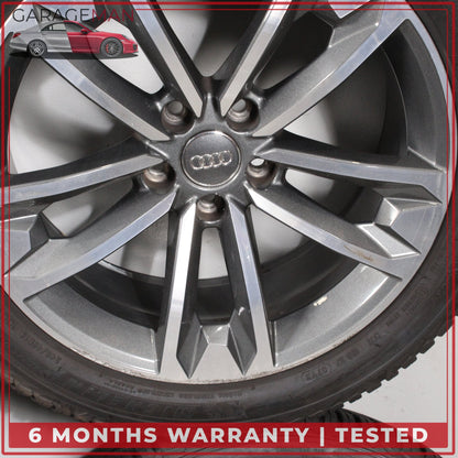 2017-2025 Audi A4 Allroad B9 Wheel Rim w/ Michelin Tire Set 7.5JX18H2 ET29 OEM