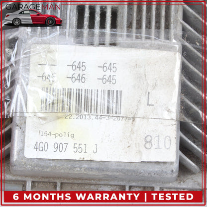 2014-2015 Audi A6 A7 3.0L V6 Engine Computer Control Module Unit 4G0907551J OEM