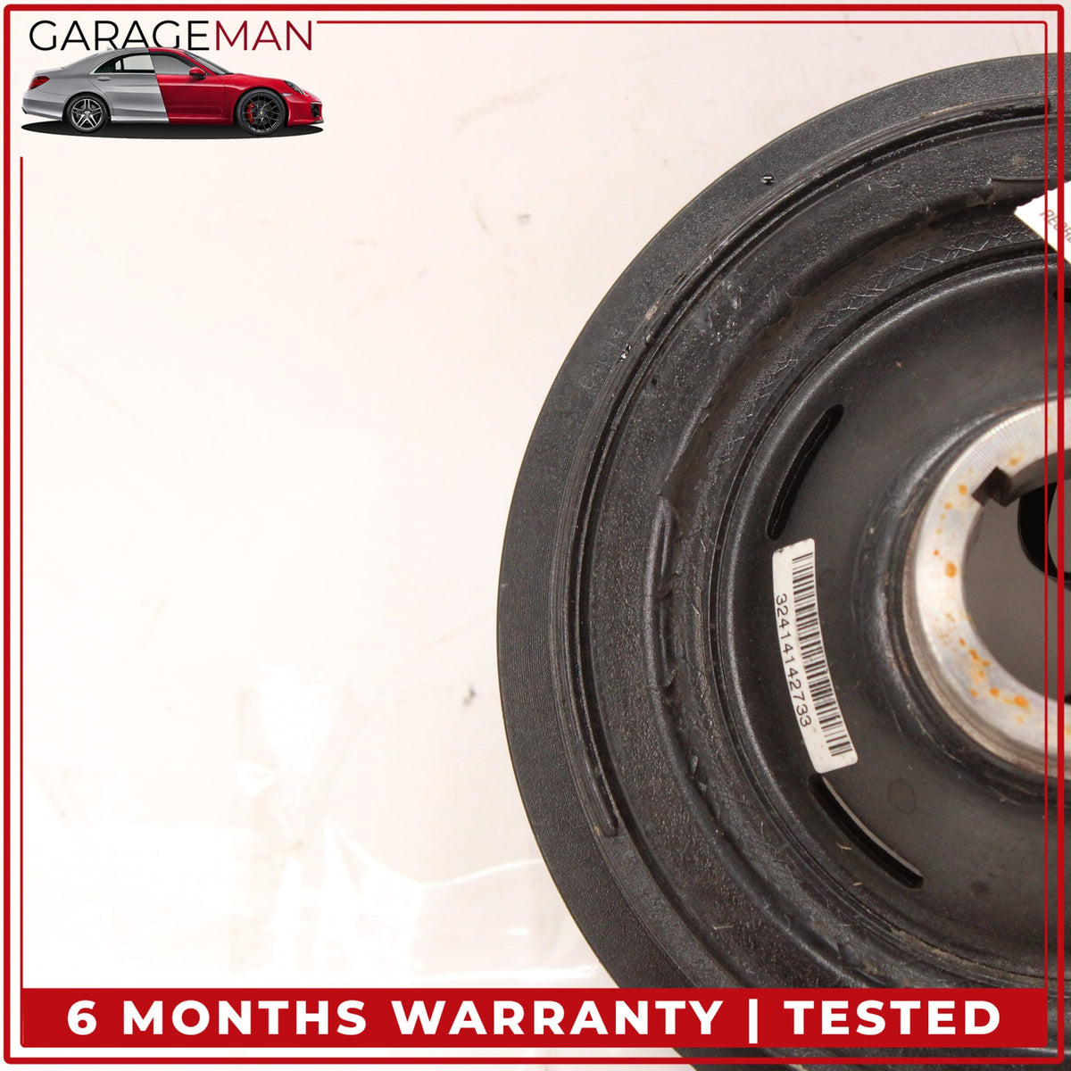 2010-2016 Mercedes W212 E400 RWD Engine Crankshaft Pulley Vibration Damper OEM