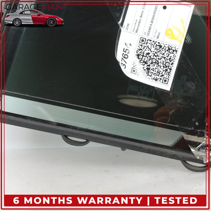 2015-2021 Mercedes-Benz C300 W205 Rear Left Door Fixed Window Glass A2057300555 OEM