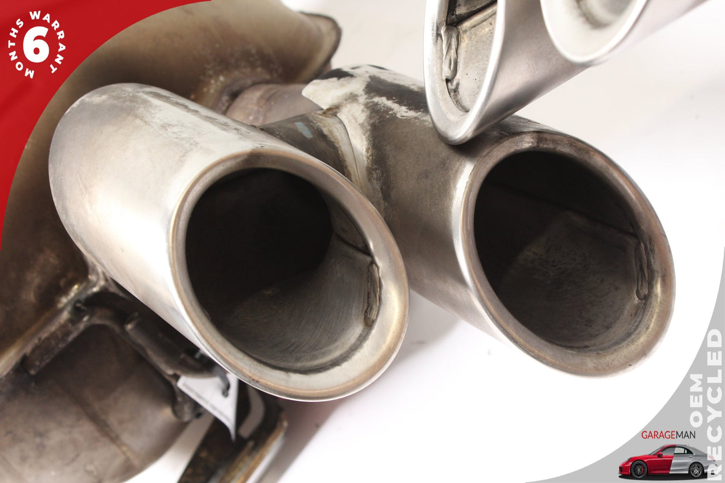 2011 Porsche Panamera Sedan Exhaust Muffler Left and Right Side