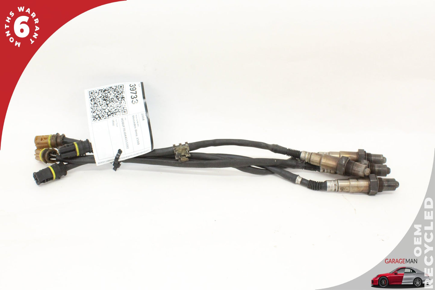 2003-2006 Mercedes W211 E500 Left Side Oxygen O2 Sensor Lambda Set of 4 OEM