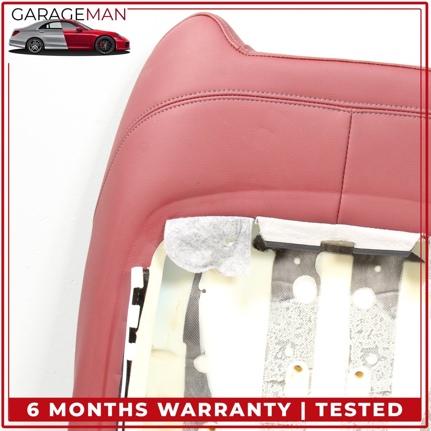 2019-2025 BMW 330i Front Right Passenger Side Top Upper Seat Cushion Red OEM