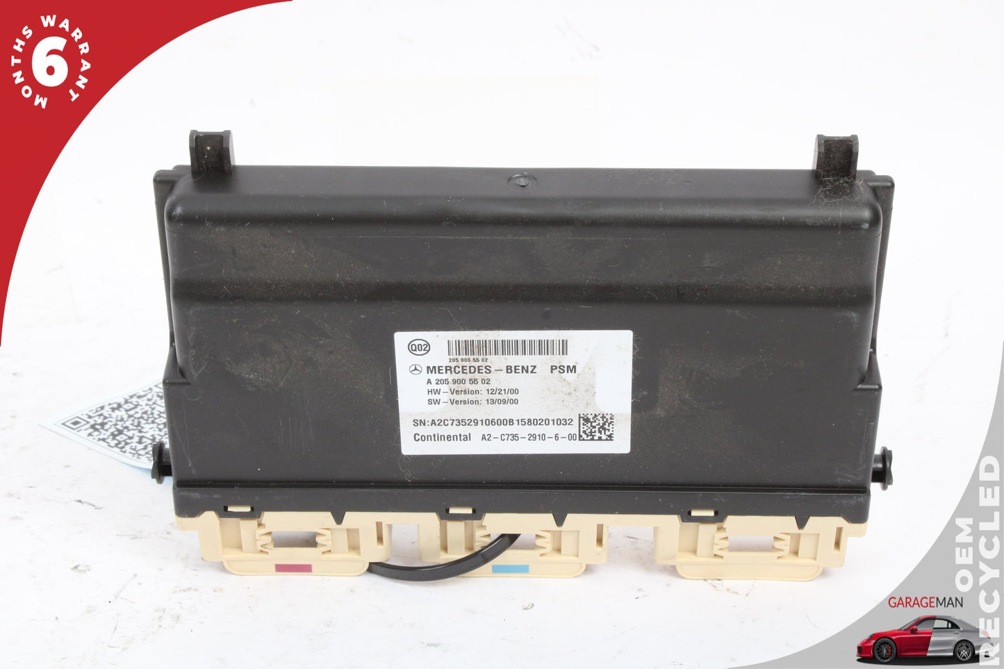 15-20 Mercedes-Benz C300 W205 Front Right Seat Control Module 2059005502