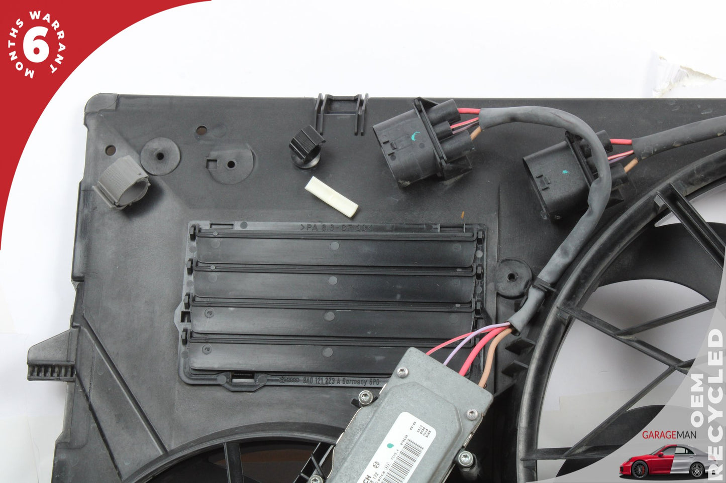 2007-2015 Audi Q7 Engine Radiator Cooling Fan Motor Assembly 7L0121253 OEM