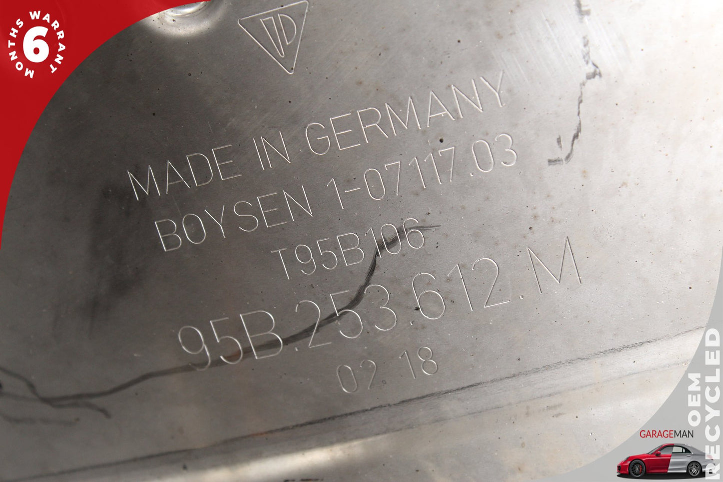 2015-2018 Porsche Macan 95B Rear Right Side Exhaust Muffler 95B253612M OEM