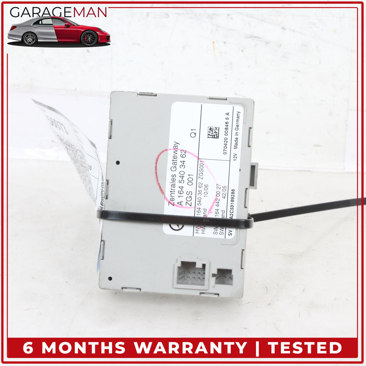 2006-2013 Mercedes W164 ML350 Central Gateway Control Module Unit 1649002901 OEM
