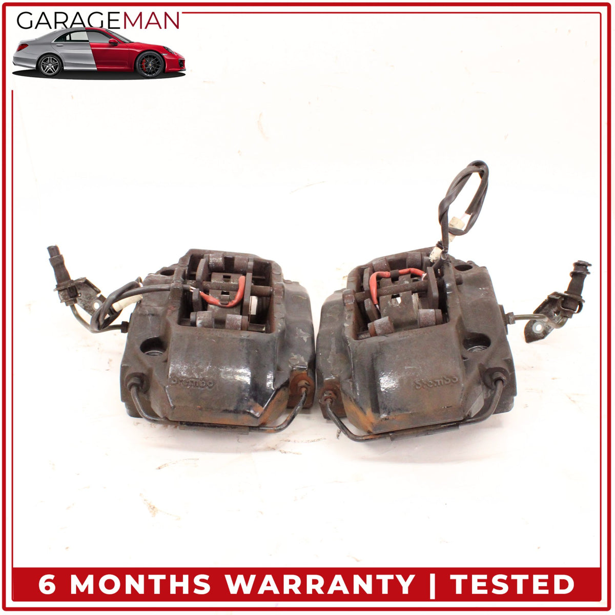 1999-2012 Porsche 911 Carrera Front Left and Right Side Brake Caliper Set OEM