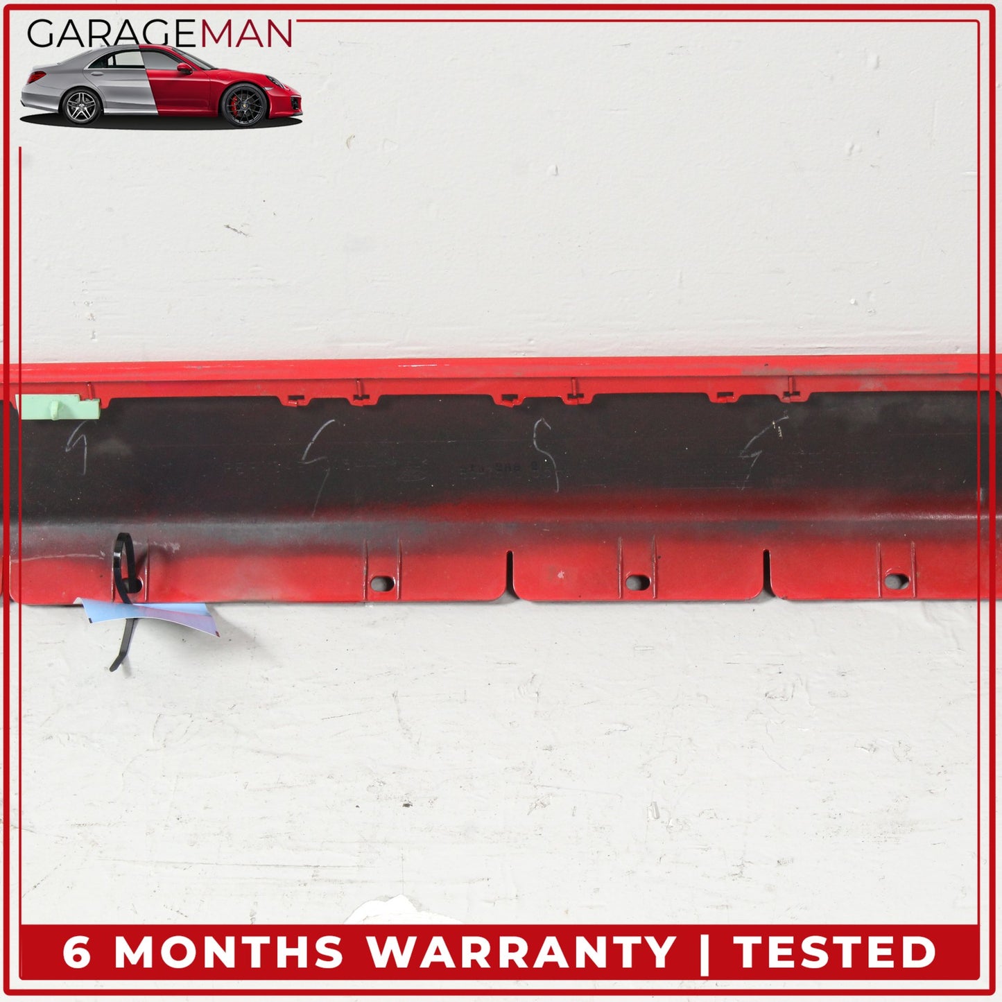 2002-2005 Ford Thunderbird Left Side Skirt Rocker Panel Red 1W637610155A OEM
