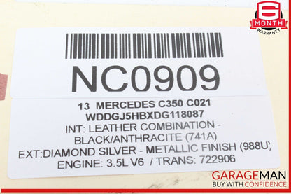 12-14 Mercedes W204 C350 C250 C63 Coupe Roof Curtain Air Bag Right Side OEM