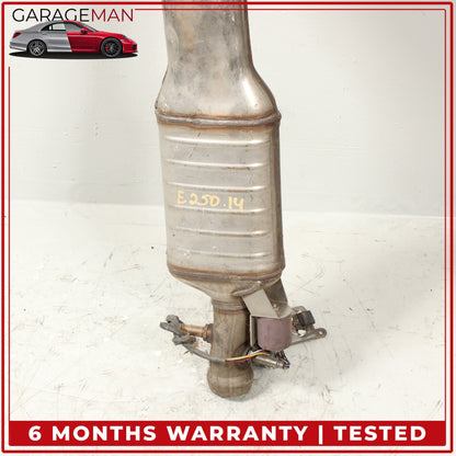 2014-2016 Mercedes W212 E250 Diesel Exhaust Mid Pipe Resonator Silencer OEM