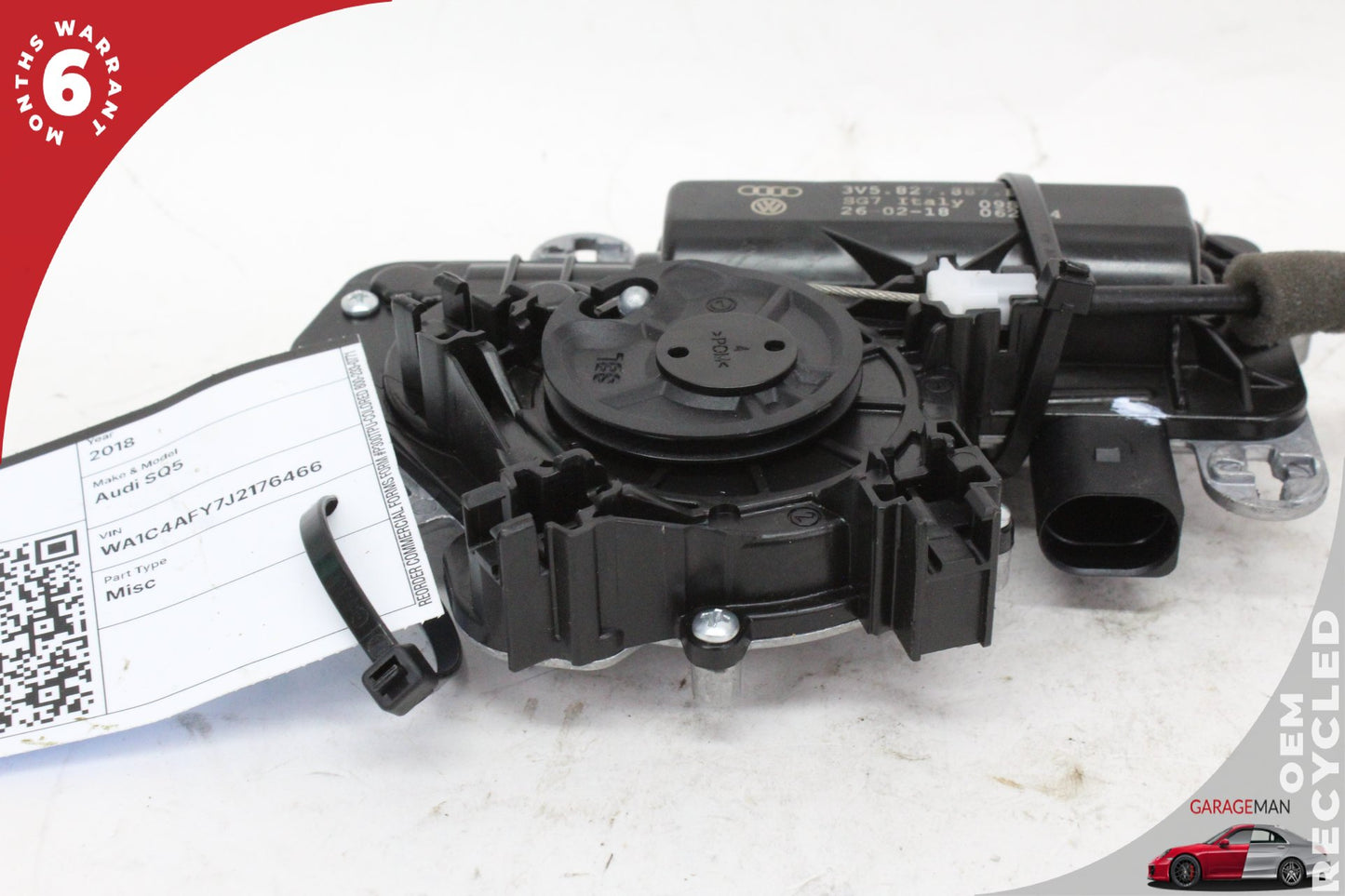 2018-2025 Audi Q5 SQ5 Rear Trunk Lid Lock Latch Actuator w/ Motor 80A827506A OEM
