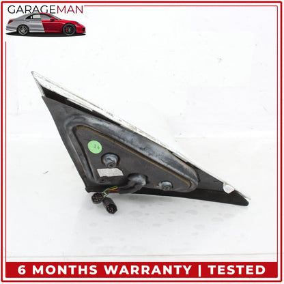 1992-1995 Mercedes W140 S500 Front Right Side Door Rear View Mirror White OEM