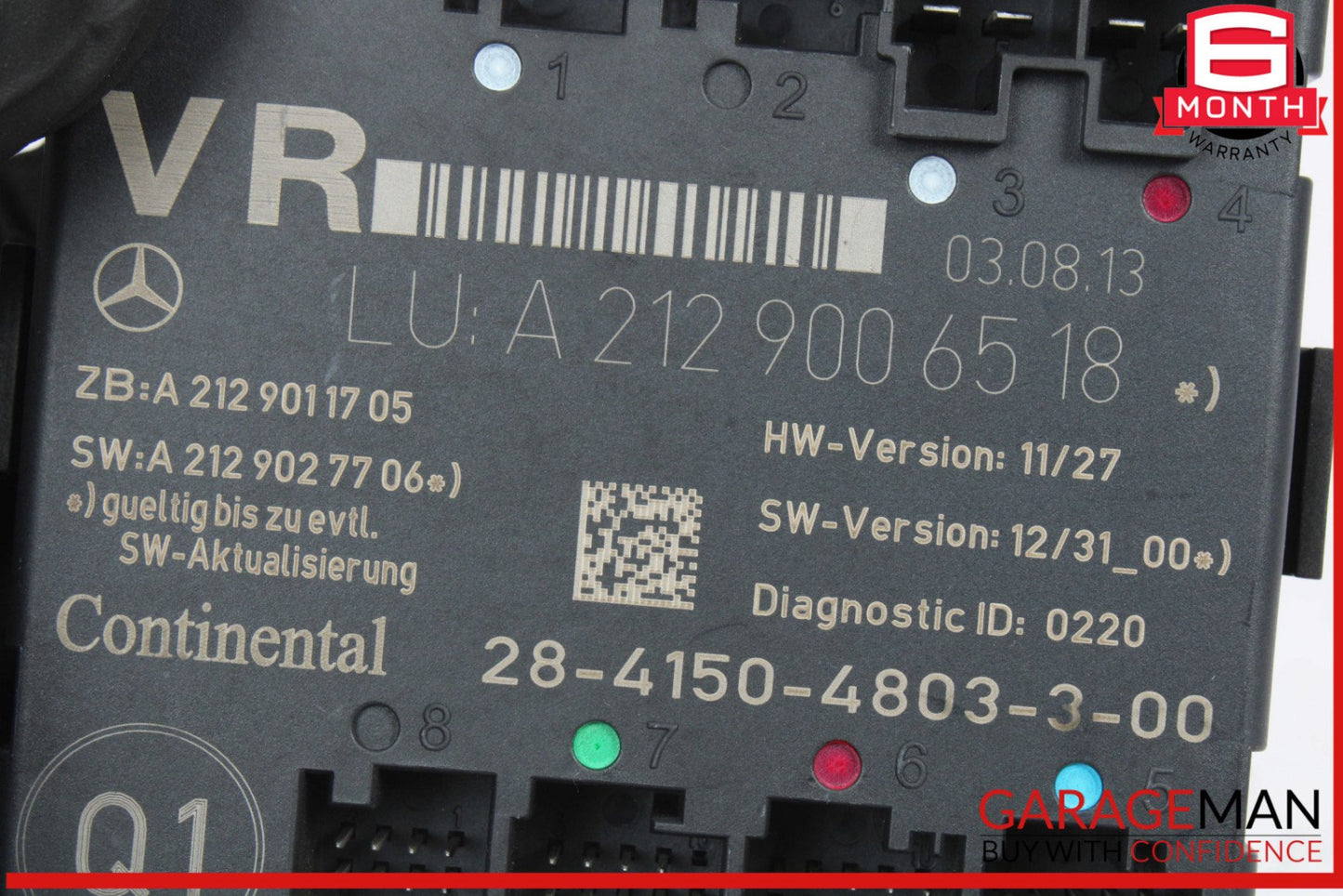 2008-2018 Mercedes-Benz E250 W212 Right Front Door Control Module 2129006518 OEM