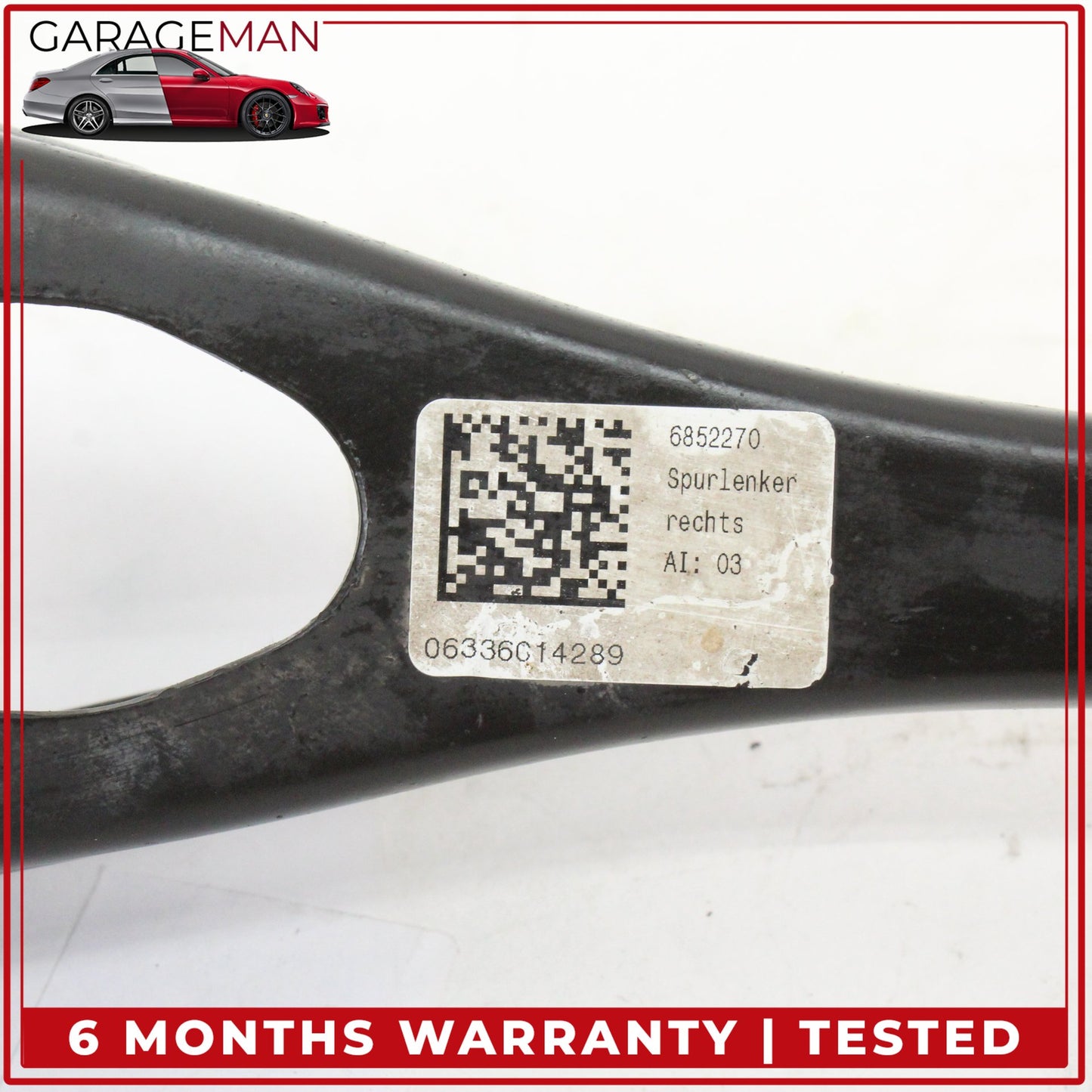 2014-2021 BMW i3 I01 Rear Right Passenger Side Wishbone Control Arm 6852270 OEM