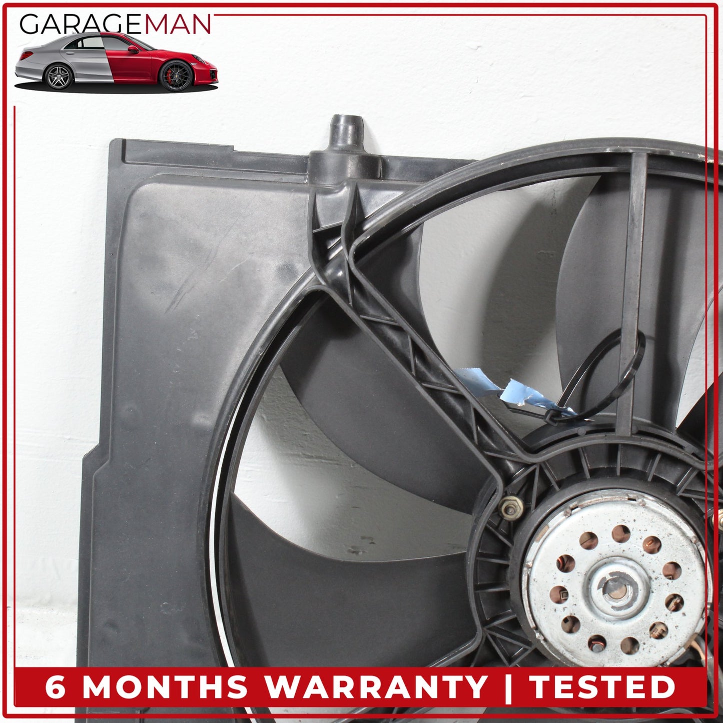 2001-2004 Mercedes-Benz SLK320 R170 Engine Motor Cooling Radiator Fan Assembly 0015002393