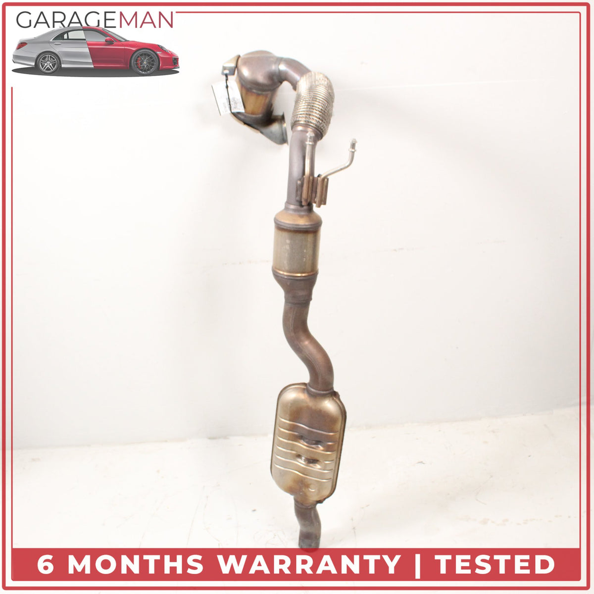 2014-2017 Audi TTS 8S Coupe 2.0L Engine Exhaust Downpipe Assembly 5Q0131690D OEM