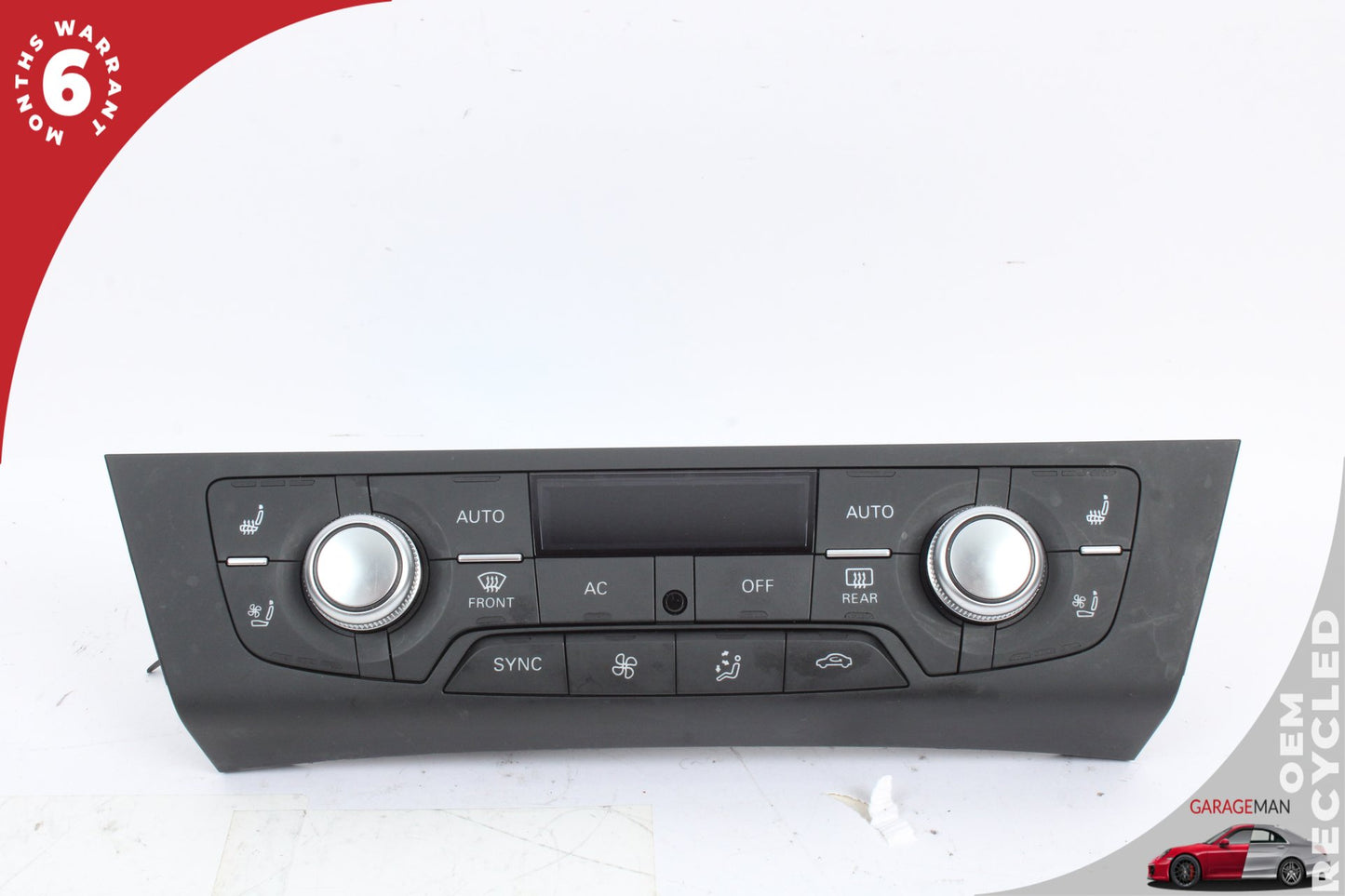 2012-2018 Audi A7 S7 Front AC Temperature Climate Control Panel 4G0820043AF OEM