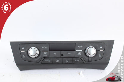 2012-2018 Audi A7 S7 Front AC Temperature Climate Control Panel 4G0820043AF OEM