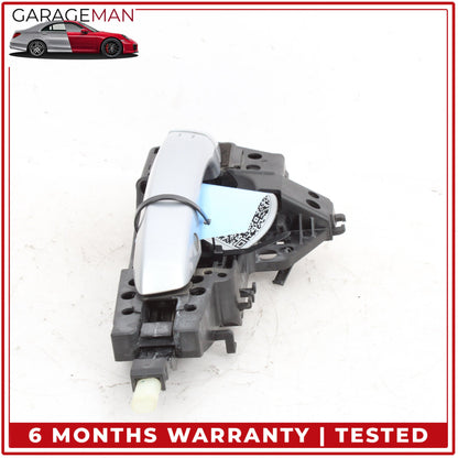 2017-2024 Audi Q7 Rear Left Side Exterior Door Handle Silver 4M0837885A OEM