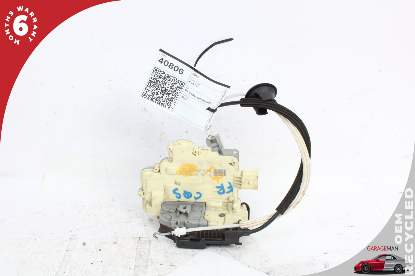 2007-2015 Audi Q7 SUV Station Wagon Right Front Door Lock Actuator 3C1837016B