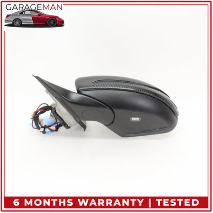 2015-2016 Mercedes W205 C300 Left Rear View Mirror w/ Blind Spot Carbon Fiber
