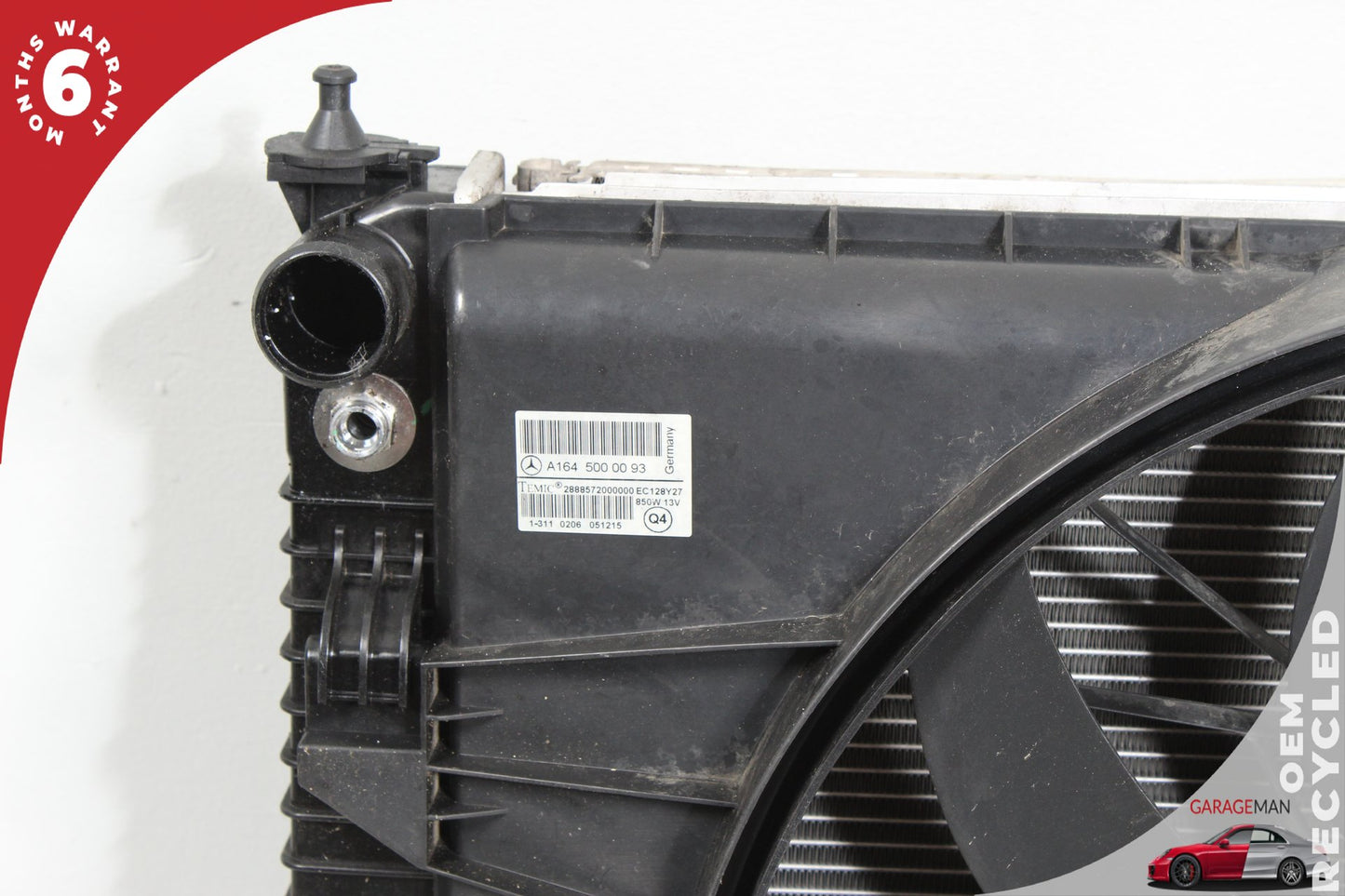 2006-2012 Mercedes-Benz GL450 X164 Station Wagon Engine Cooling Radiator AC A/C Condenser Assembly 2515000703 OEM