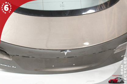 2012-2015 Tesla Model S Rear Trunk Lid Shell Panel Assembly 1023722E0A OEM