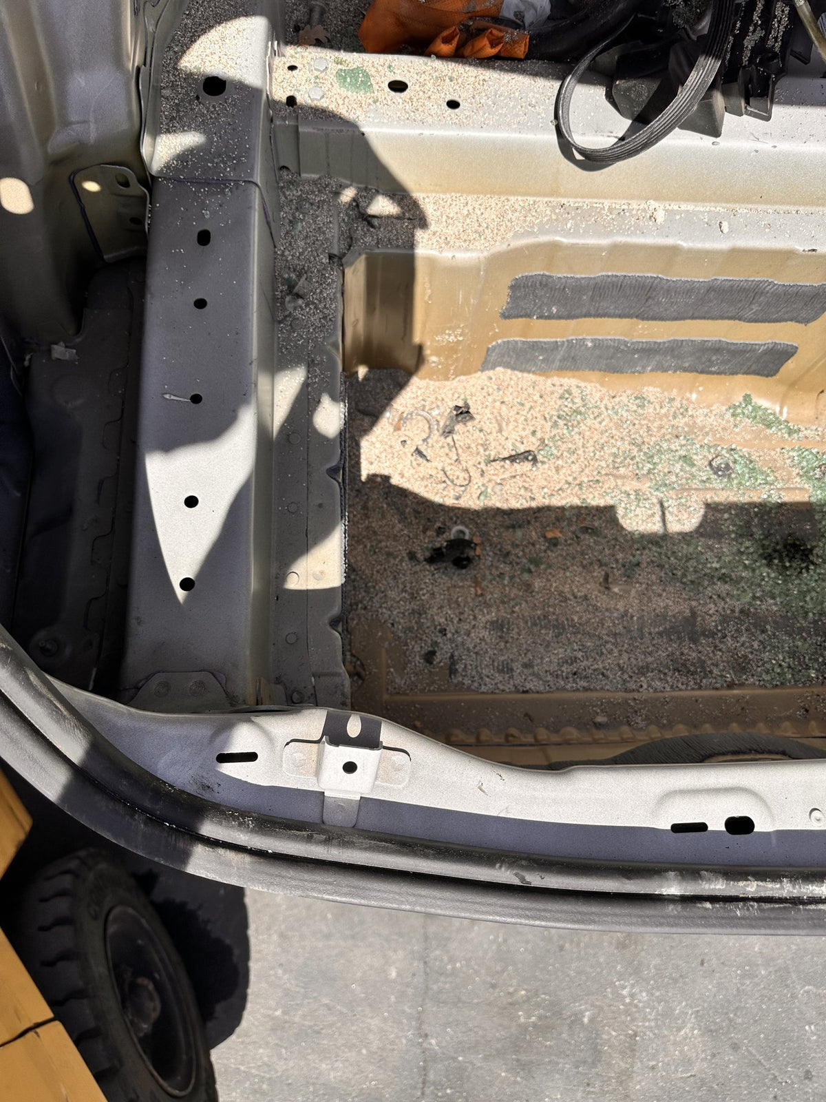 2017-2023 Tesla Model 3 Rear Tail Panel Bucket Upper & Lower Structural Rail OEM