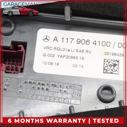 2014-2019 Mercedes-Benz CLA250 W117 Sedan Rear Left Outer Tail Light 1179064100 OEM