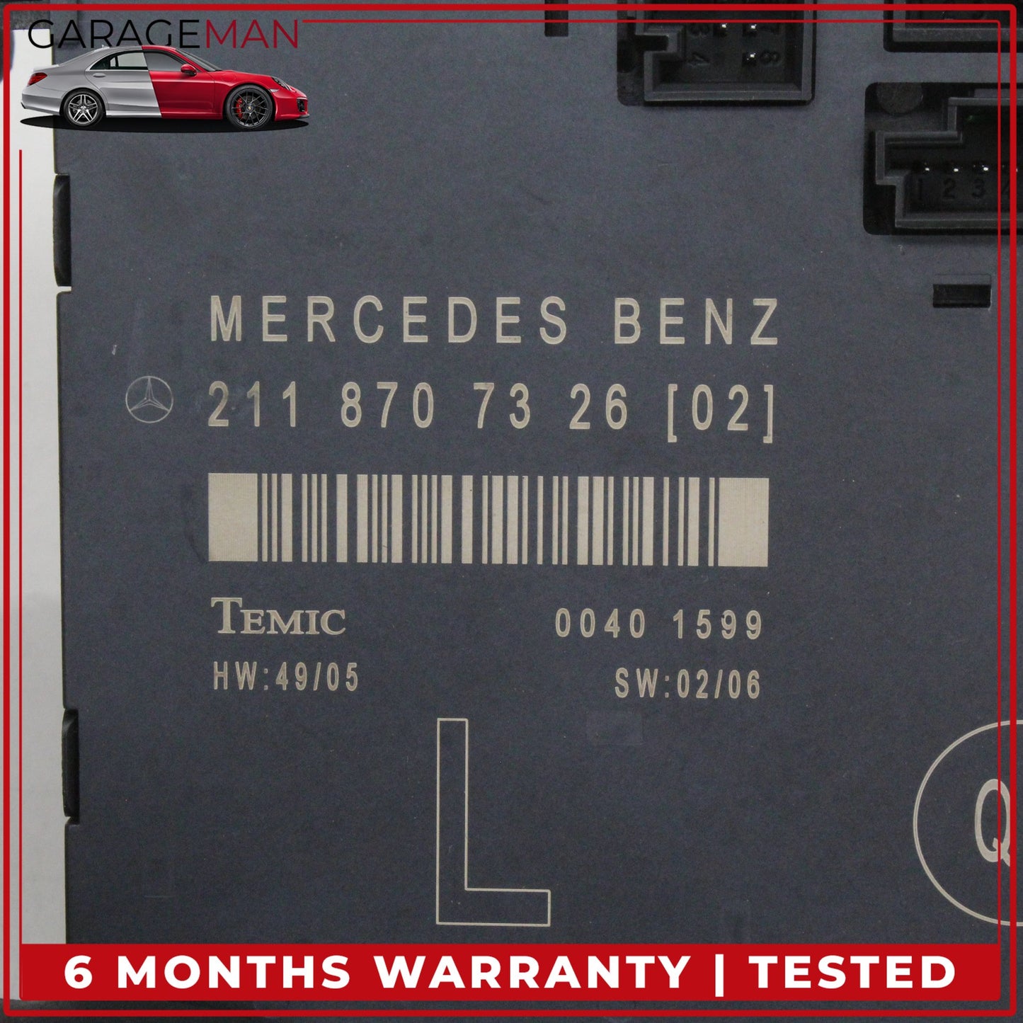 2003-2009 Mercedes W211 E350 E550 Front Left Door Control Module 2118208185 OEM