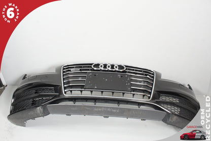 2012-2015 Audi A7 4G Sedan Front Bumper Cover 4G8807065AH Phantom Black Pearl OEM