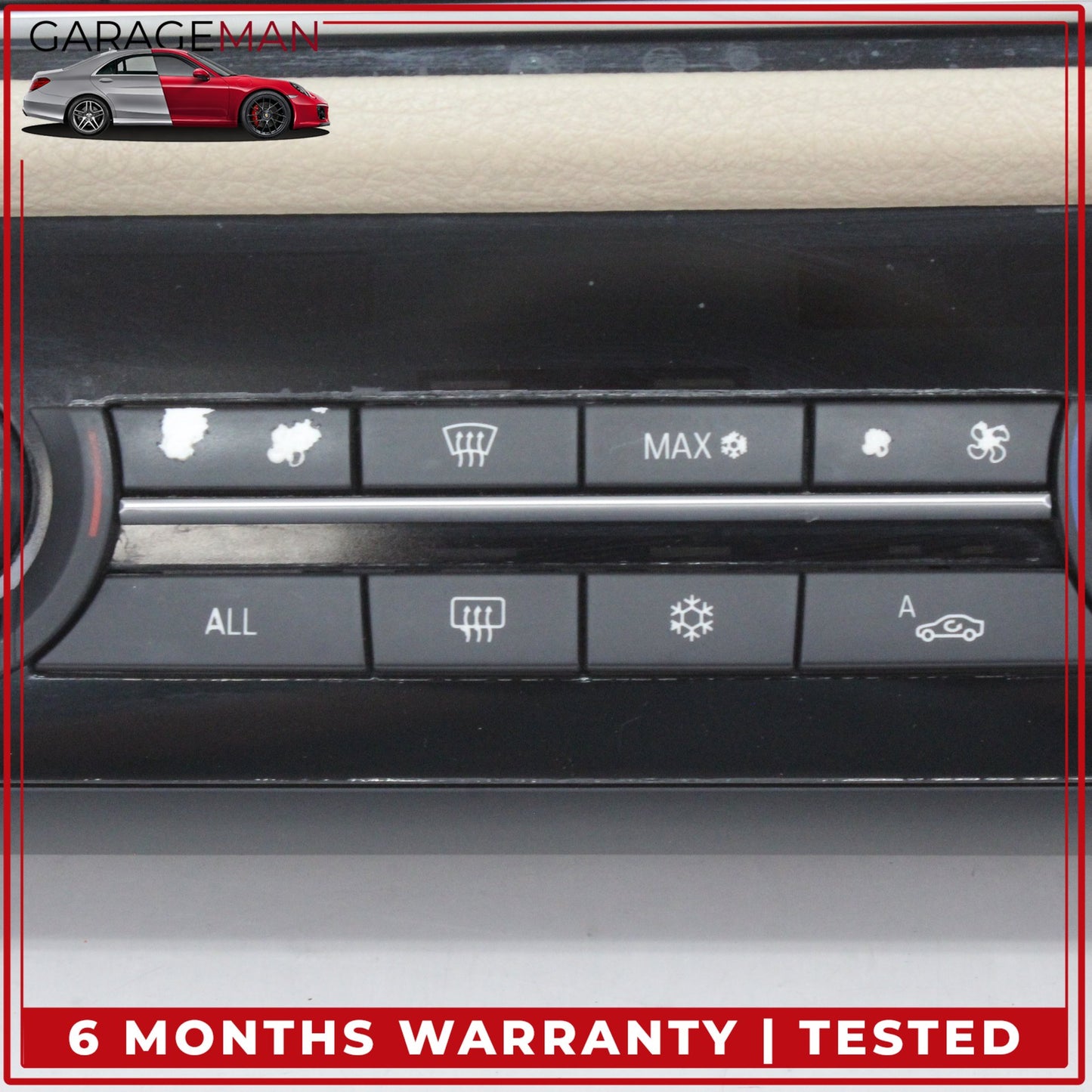 2011-2016 BMW 550i Front AC Climate Control Panel Audio CD Player 9236480 OEM