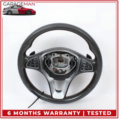 2014-2020 Mercedes X156 GLA250 Front Left Steering Wheel w/ Paddle Shifters OEM