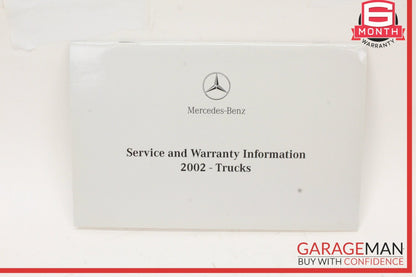 2002 Mercedes W163 ML320 Owner Owner's Manual Book Guide w/ Case OEM